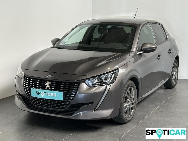 Gris Utilisé 2021 Peugeot 208 Style Citadine | 13 990 € (Prix juste) - Image 1/4