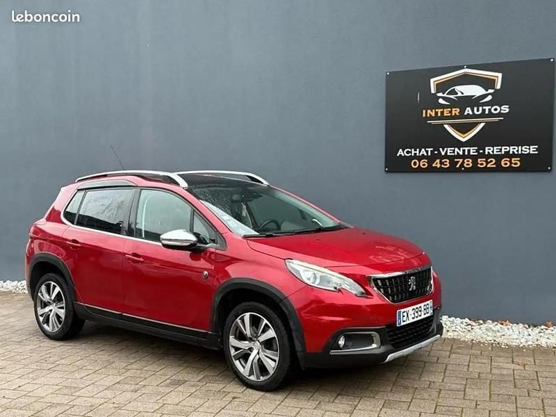 Rouge Utilisé 2018 Peugeot 2008 Crossway SUV | 10 490 € (Super prix) - Image 1/4