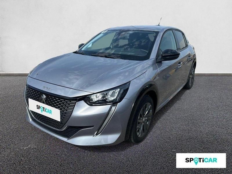 Gris Occasion 2022 Peugeot e-208 Allure Citadine | 17 900 € (Prix assez cher) - Image 1/4