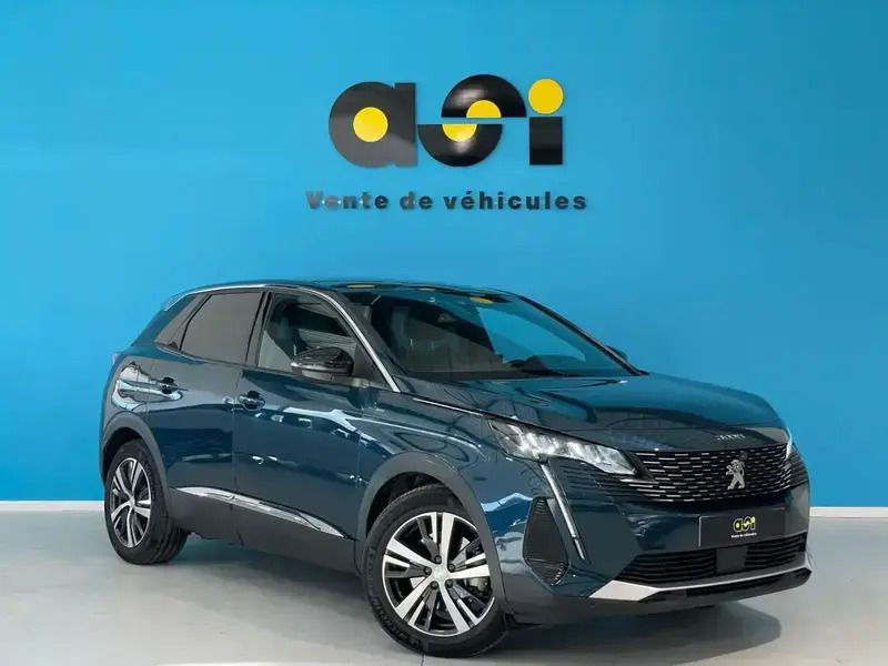 Bleu Utilisé 2023 Peugeot 3008 Allure SUV | 24 990 € - Image 1/4