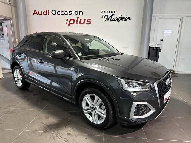 Gris manhattan métallisé Occasion 2022 Audi Q2 Design SUV | 26 990 € - Image 1/4