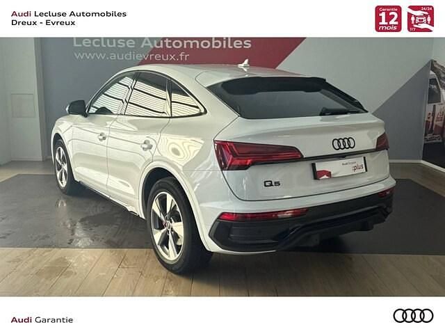 Occasion Audi Q5 Sportback S-Line 163 ch (119 kW) 2022 Blanc glacier métallisé SUV