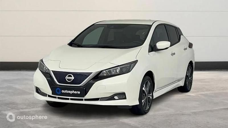 Blanc Utilisé 2022 Nissan Leaf Acenta Citadine | 16 499 € (Super prix) - Image 1/4