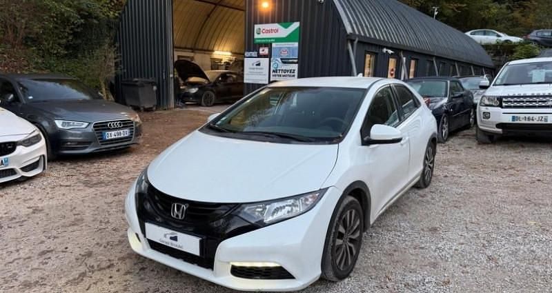 Blanc Occasion 2014 Honda Civic Berline | 9 500 € - Image 1/4