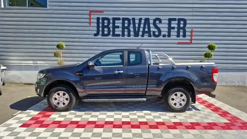 Noir Utilisé 2020 Ford Ranger XLT Pick-up | 28 999 € (Bon prix) - Image 1/4