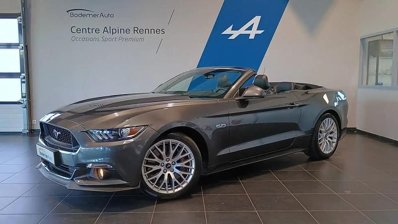 Gris Utilisé 2016 Ford Mustang Convertible Cabriolet | 43 990 € (Prix cher) - Image 1/4