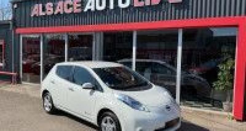 Blanc Utilisé 2015 Nissan Leaf Acenta Citadine | 5 990 € - Image 1/4