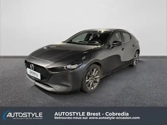Machine grey métallisé Occasion 2021 Mazda 3 Style Berline | 17 980 € (Bon prix) - Image 1/4