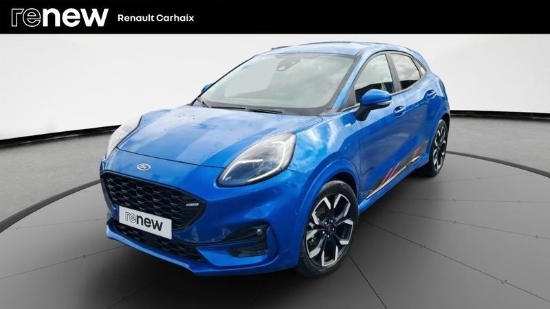 Bleu Utilisé 2020 Ford Puma ST-Line X SUV | 19 990 € (Prix juste) - Image 1/4