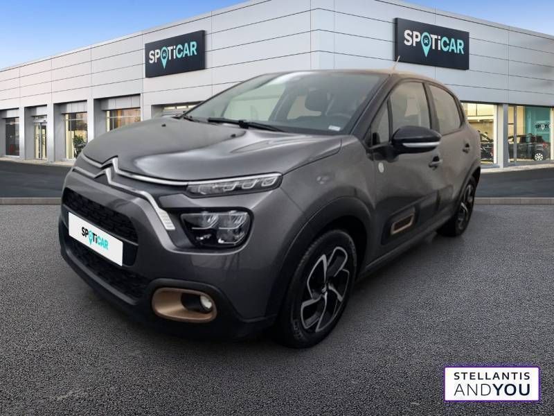 Gris Utilisé 2023 Citroën C3 PureTech Citadine | 12 490 € (Prix juste) - Image 1/3