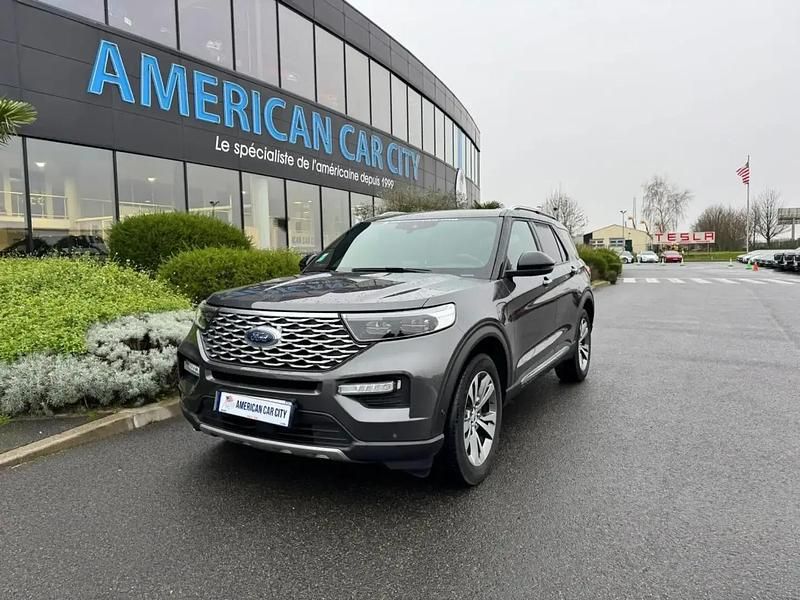 Gris Utilisé 2020 Ford Explorer SUV | 49 900 € (Prix assez cher) - Image 1/4