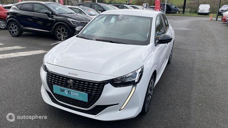 Blanc Utilisé 2023 Peugeot 208 Active Citadine | 14 499 € (Prix juste) - Image 1/4