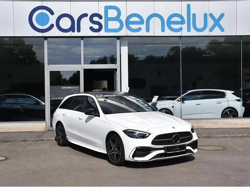 Blanc Utilisé 2024 Mercedes C300 AMG line Break | 46 480 € (Prix juste) - Image 1/4