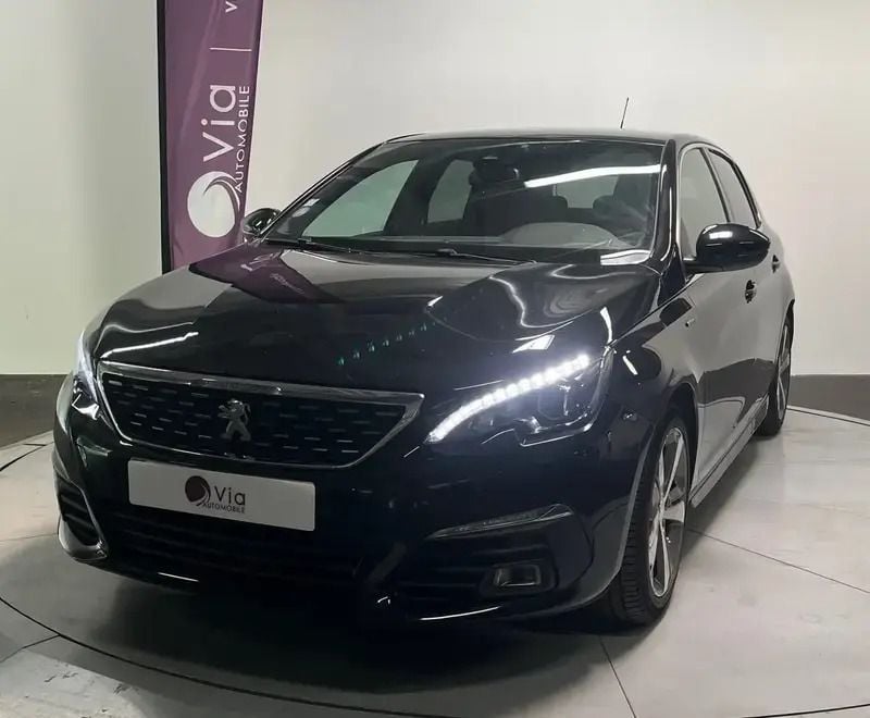 Noir Utilisé 2020 Peugeot 308 GT-line Berline | 12 000 € (Bon prix) - Image 1/4