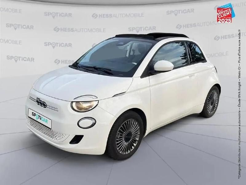 Blanc Occasion 2022 Fiat 500C Cabriolet | 15 499 € (Prix juste) - Image 1/4