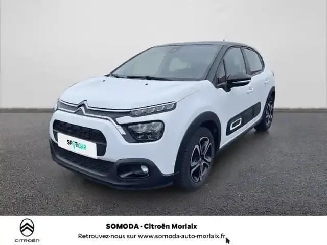 Occasion Citroën C3 Feel 2021 Blanc banquise (o)  noir onyx Berline