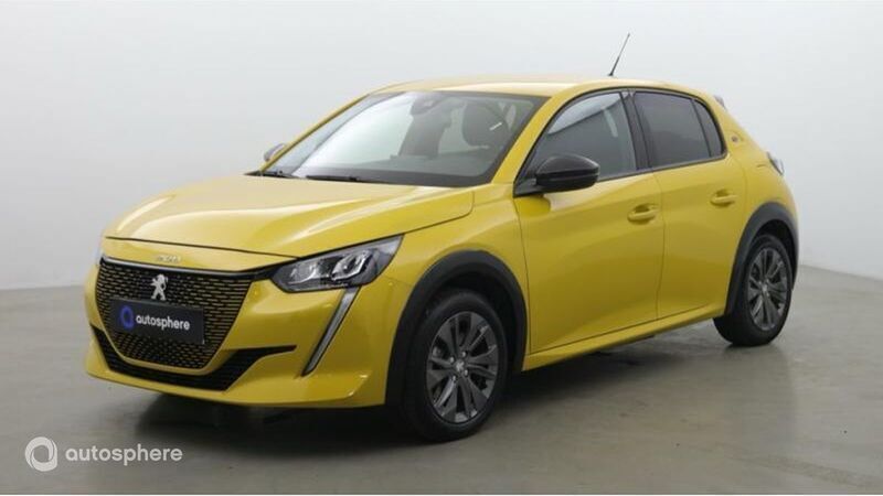 Jaune Utilisé 2022 Peugeot e-208 Allure Citadine | 15 999 € (Bon prix) - Image 1/4