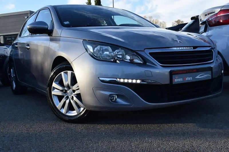 Gris Utilisé 2017 Peugeot 308 Active Berline | 9 400 € (Bon prix) - Image 1/4