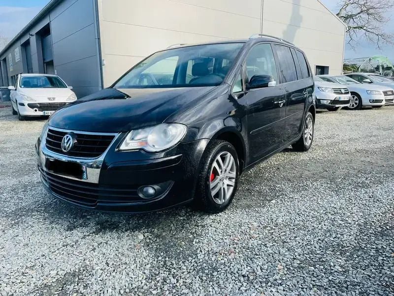 Noir Utilisé 2007 VW Touran Monospace | 7 500 € - Image 1/4