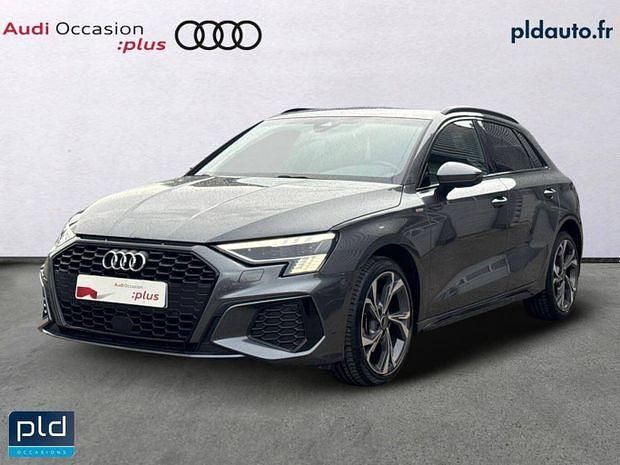 Gris daytona nacré Utilisé 2022 Audi A3 S-Line | 29 590 € (Prix juste) - Image 1/4