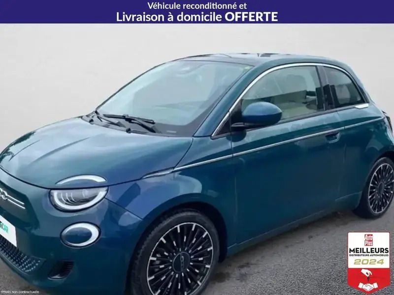 Blanc Utilisé 2022 Fiat 500e La Prima Berline | 24 250 € - Image 1/4