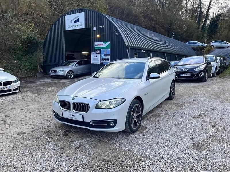 Blanc Utilisé 2014 BMW 520 Break | 14 500 € (Prix juste) - Image 1/4