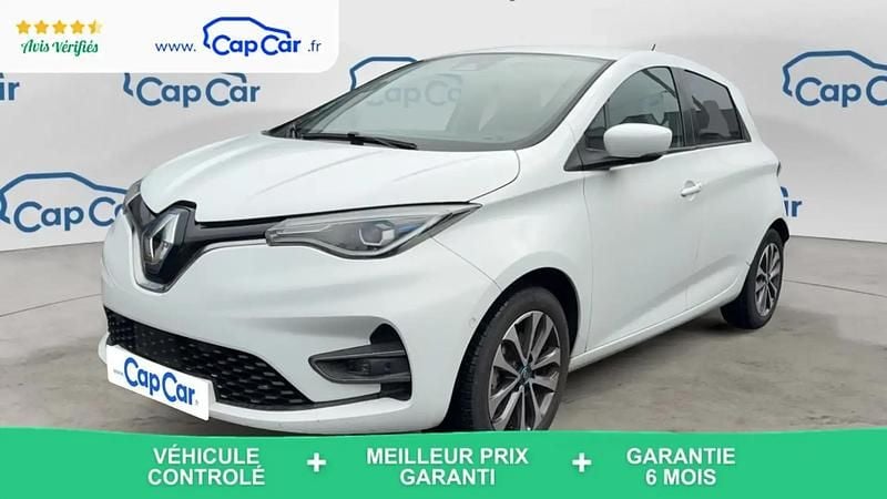Blanc Utilisé 2020 Renault Zoe Intens Citadine | 11 490 € (Prix juste) - Image 1/4