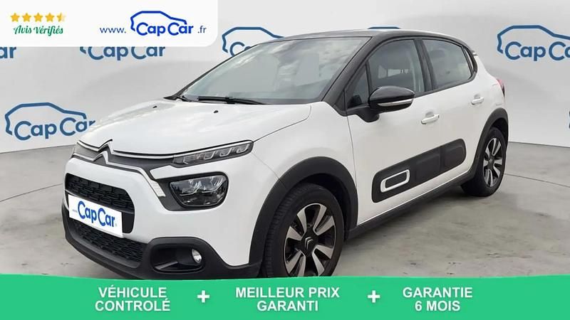 Blanc Utilisé 2020 Citroën C3 PureTech Citadine | 10 000 € (Prix juste) - Image 1/4