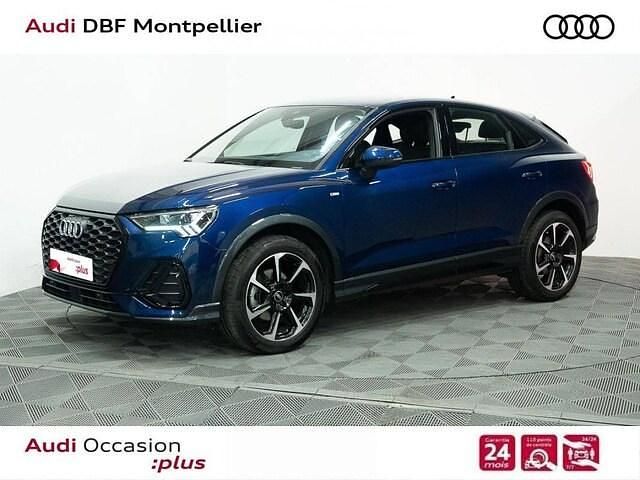 Bleu navarre métallisé Utilisé 2023 Audi Q3 Sportback S-Line SUV | 40 880 € (Prix juste) - Image 1/4