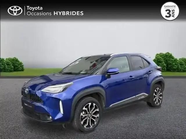 Bleu kyanite (m) Occasion 2022 Toyota Yaris Cross Design SUV | 21 980 € (Prix juste) - Image 1/4