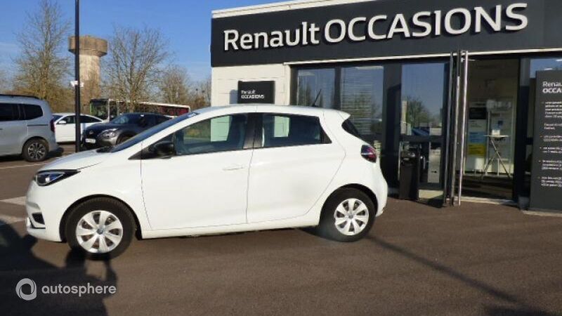 Blanc Utilisé 2021 Renault Zoe Life Citadine | 9 999 € (Super prix) - Image 1/4