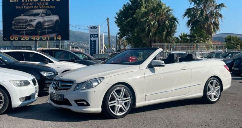 Blanc Utilisé 2011 Mercedes E220 Avantgarde Cabriolet | 16 990 € (Prix juste) - Image 1/4