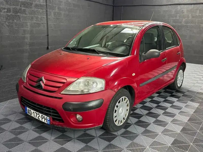 Rouge Utilisé 2006 Citroën C3 Citadine | 2 990 € (Prix juste) - Image 1/4