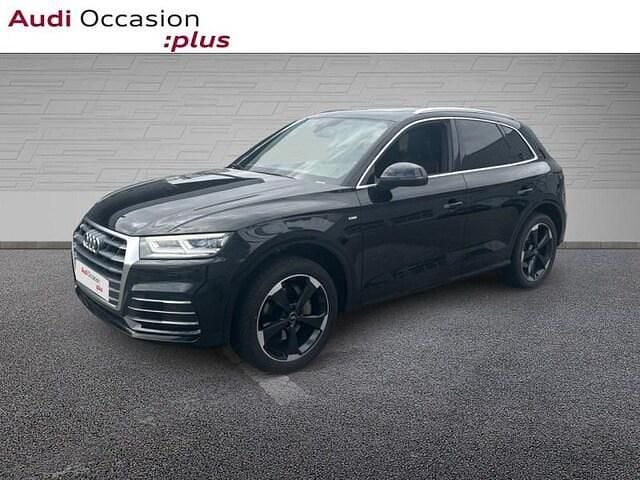 Noir mythe métallisé Utilisé 2018 Audi Q5 S-Line SUV | 34 995 € (Prix juste) - Image 1/4
