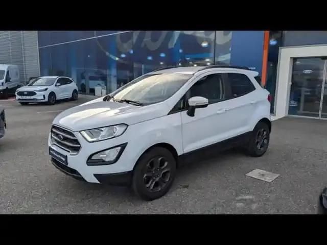 Blanc glacier Occasion 2019 Ford Ecosport Trend SUV | 11 990 € (Prix juste) - Image 1/4
