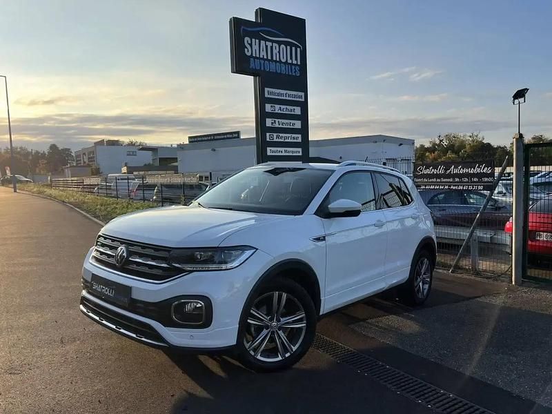 Blanc Utilisé 2019 VW T-Cross R-line SUV | 16 990 € (Bon prix) - Image 1/4