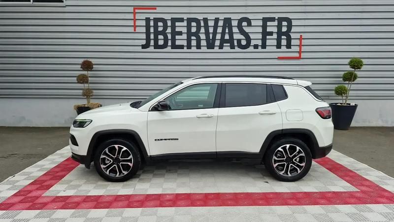 Blanc Utilisé 2022 Jeep Compass Limited SUV | 19 999 € (Super prix) - Image 1/4