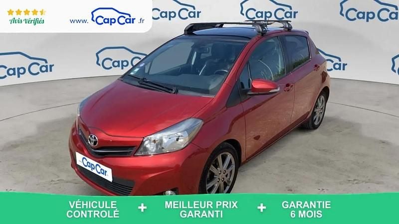 Rouge Utilisé 2013 Toyota Yaris Multidrive S Citadine | 8 990 € (Prix juste) - Image 1/4