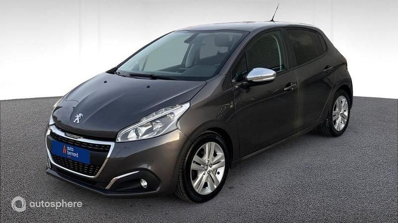Gris Occasion 2019 Peugeot 208 Signature Sky Citadine | 9 990 € (Prix juste) - Image 1/4