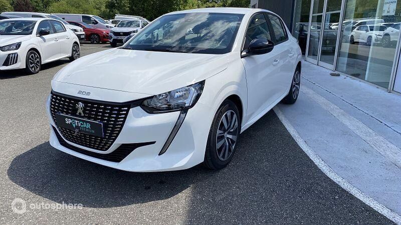 Blanc Utilisé 2023 Peugeot 208 Active Citadine | 14 999 € (Prix juste) - Image 1/4