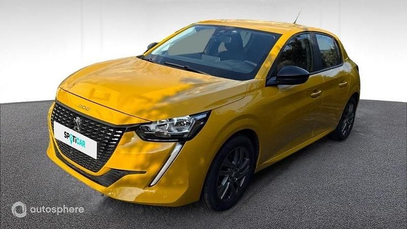 Jaune Occasion 2022 Peugeot 208 Active Citadine | 12 727 € (Prix juste) - Image 1/4
