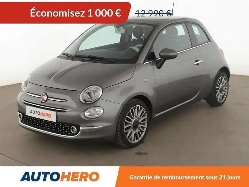 Gris Utilisé 2018 Fiat 500 Club Citadine | 11 990 € (Super prix) - Image 1/2