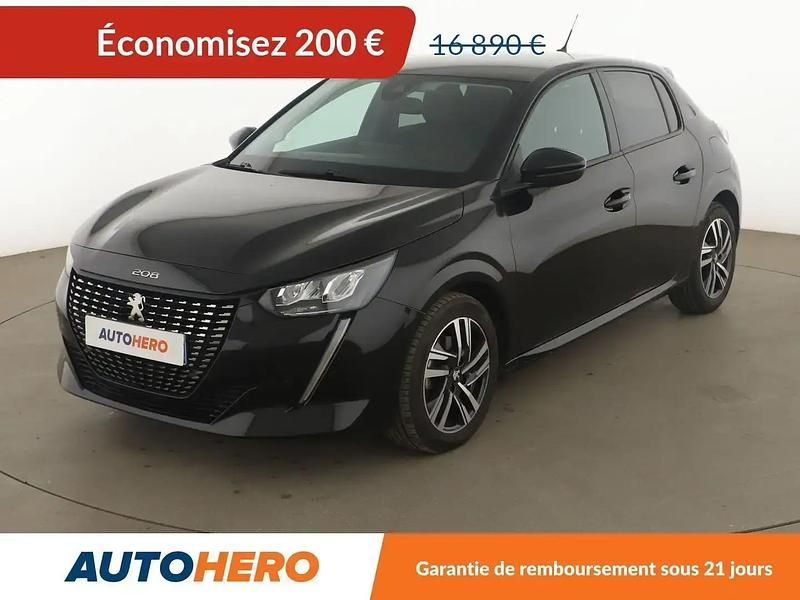Noir Utilisé 2023 Peugeot 208 Allure Citadine | 16 690 € (Prix juste) - Image 1/2