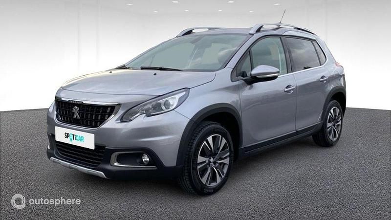 Gris Occasion 2018 Peugeot 2008 Allure SUV | 9 424 € (Prix juste) - Image 1/4