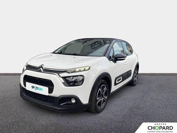 Blanc Utilisé 2022 Citroën C3 Shine Citadine | 10 990 € (Prix juste) - Image 1/4