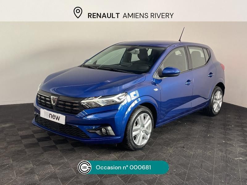 Occasion Dacia Sandero Comfort 101 ch (74 kW) 2021 Bleu Citadine