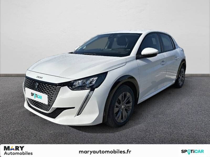 Blanc Utilisé 2021 Peugeot e-208 Style Citadine | 14 990 € (Prix juste) - Image 1/4