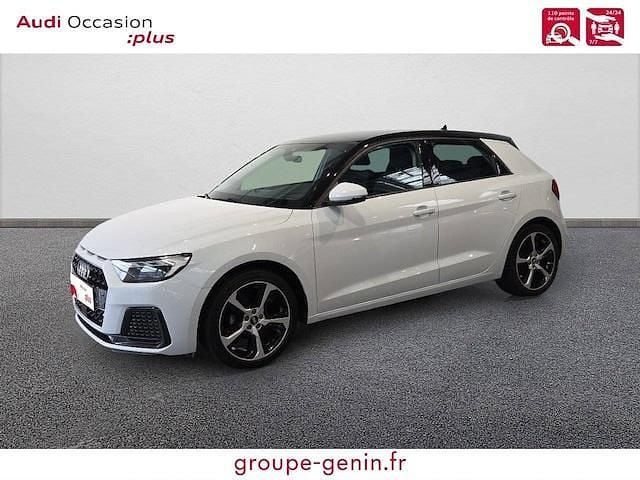 Blanc glacier métallisé Utilisé 2021 Audi A1 Sportback Advanced Plus Citadine | 17 990 € (Prix juste) - Image 1/4