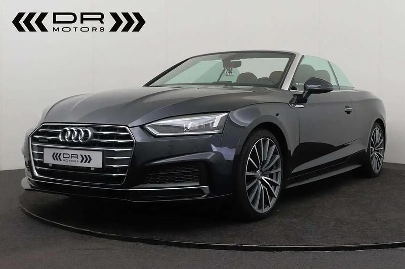 Gris Occasion 2018 Audi A5 Cabriolet S-Line Cabriolet | 28 995 € (Prix juste) - Image 1/4