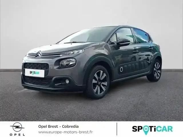 Gris platinium Occasion 2019 Citroën C3 PureTech Berline | 9 470 € (Prix juste) - Image 1/4